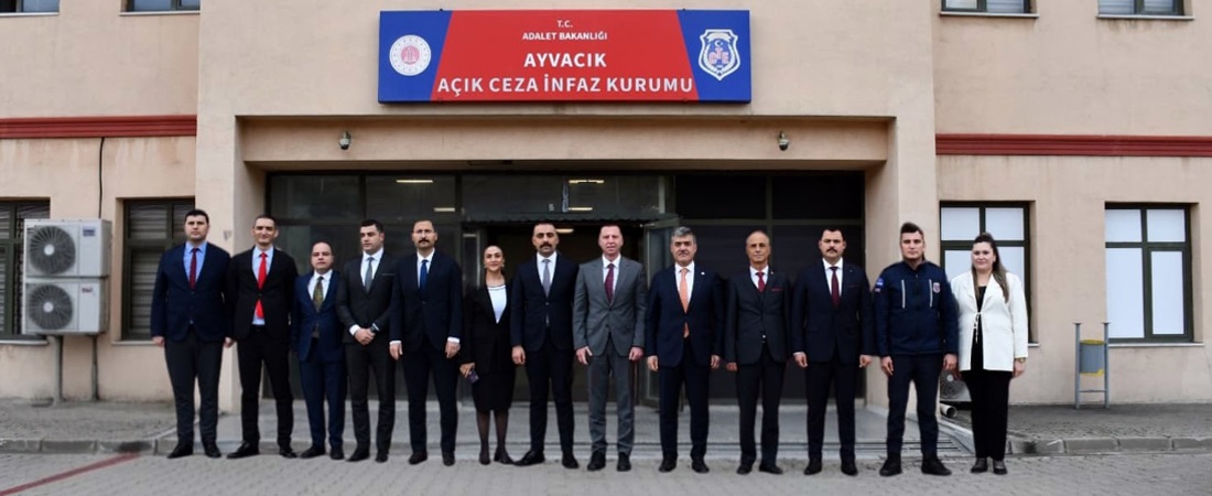 İşyurtları Kurumu Başkanı Hüsnü Gezginci Ayvacık Açık Ceza İnfaz Kurumu İşyurdu Müdürlüğüne Ziyaret Gerçekleştirdi